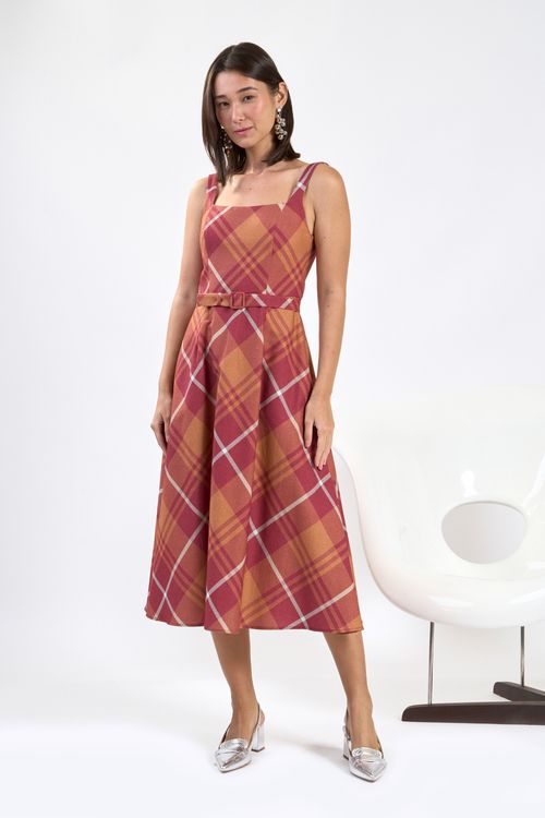 Vestido estilo cinto estp. vienna