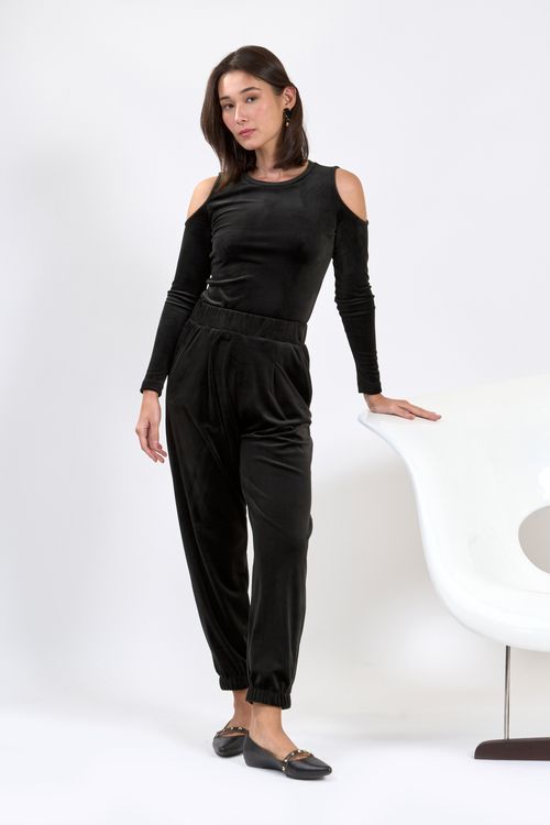 Blusa essência ombro vazado