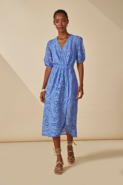 Vestido escape  bordado