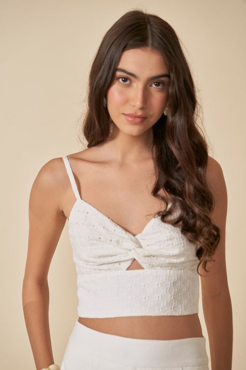 Top escape drapeado laise