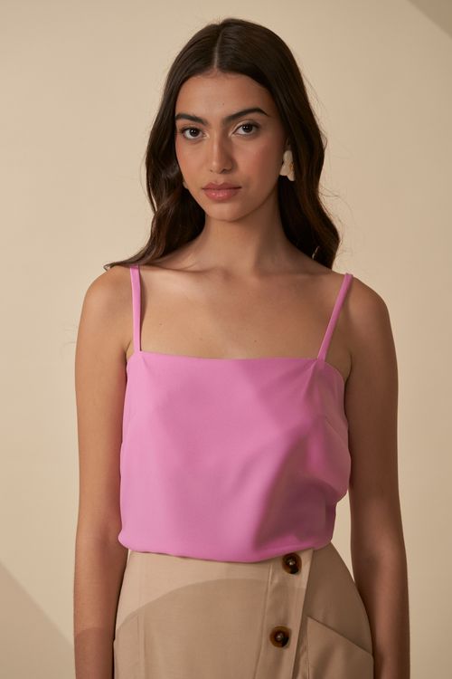 Blusa escape decote reto