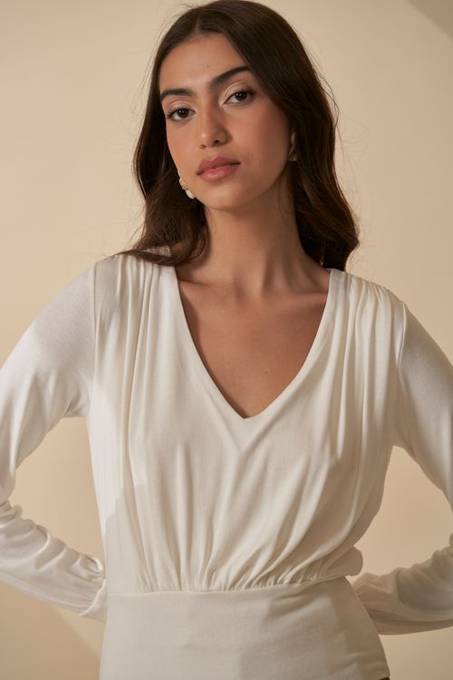 Blusa spirit dec.v ombro franzido
