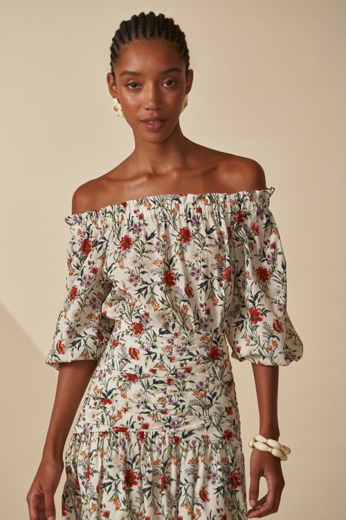 Blusa escape ombro a ombro estp. nice