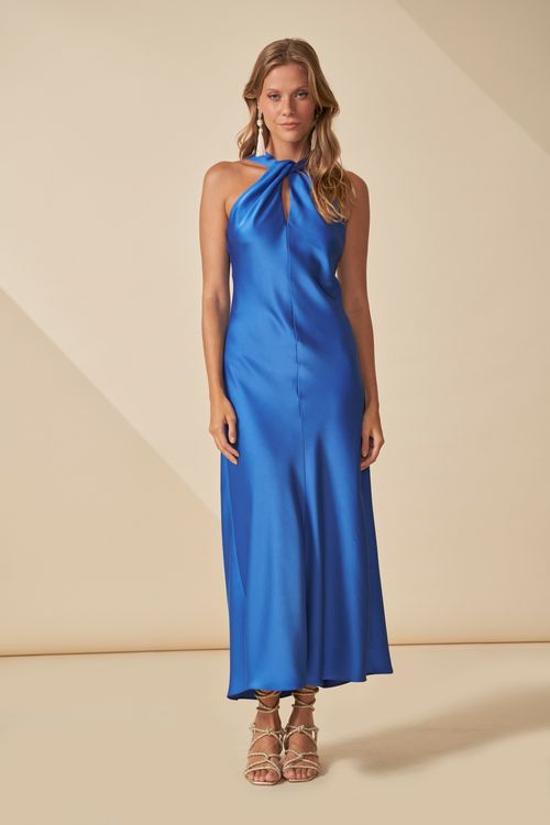 Vestido glow detalhe alça