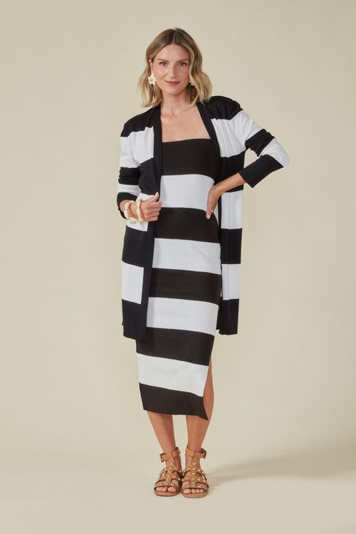 Cardigan travel listra larga