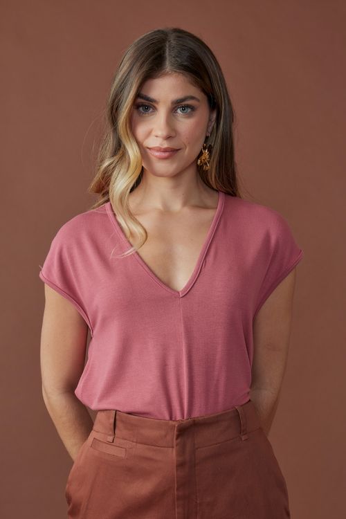 Blusa express decote v