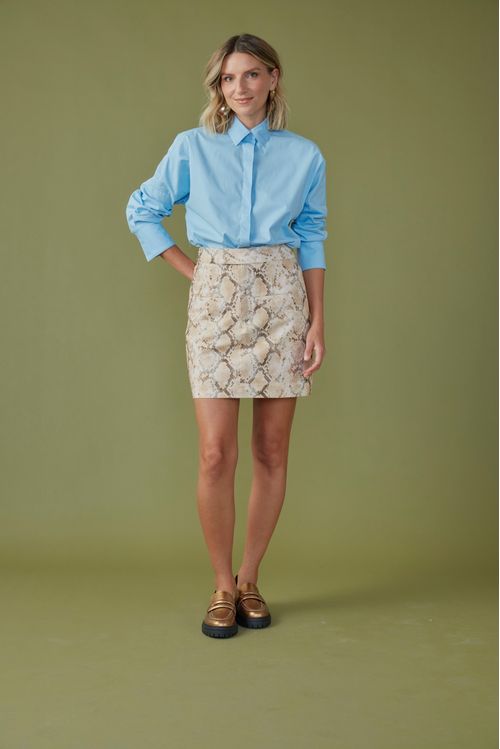 Camisa sense ombro deslocado