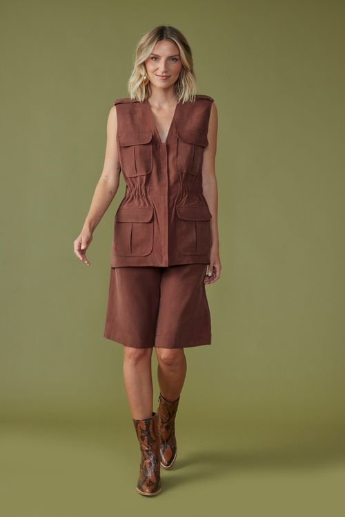 Bermuda sense bolso faca