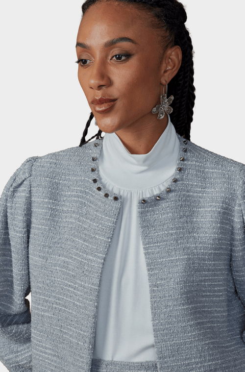 Casaqueto express mg bufante bordado